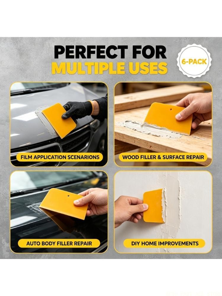 Auto Body Filler - مجموعة مكشطة الأفلام البلاستيكية J0MA، أداة