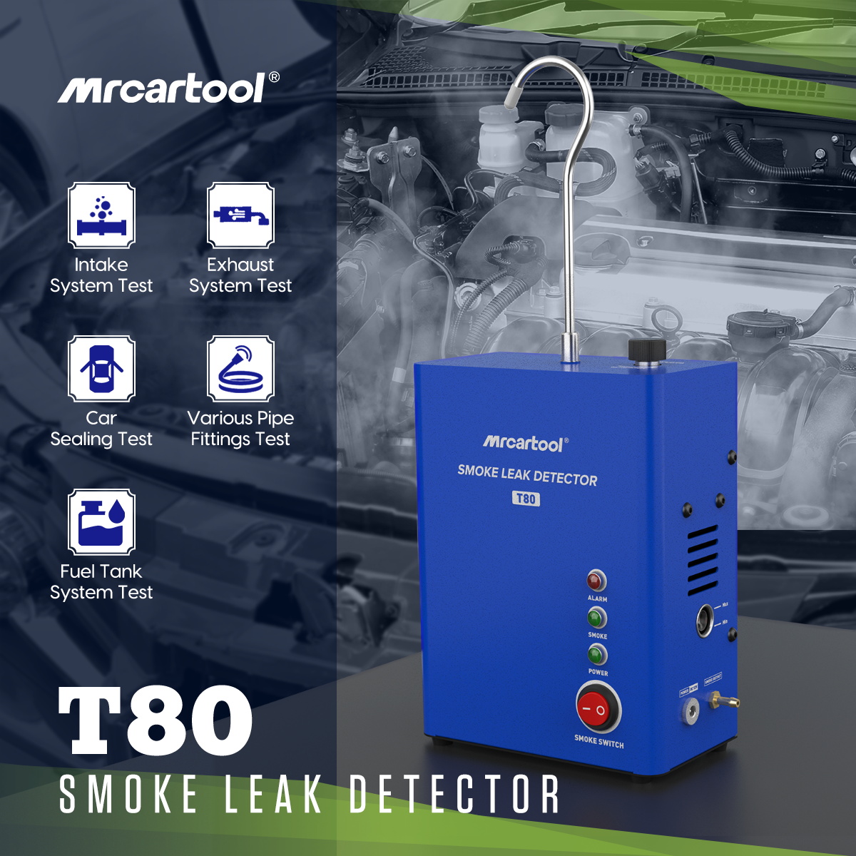 جهاز MR CARTOOL للكشف عن تسرب  - مراجعة Smoke Leak Detector وسعره
