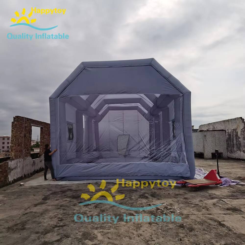كشك طلاء السيارات القابل للنفخ - مراجعة Inflatable Paint Booth وسعره