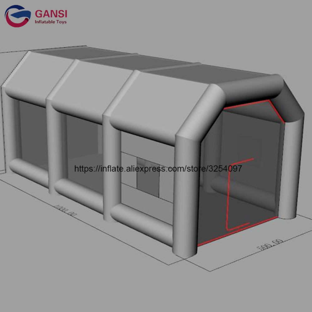 خيمة سيارة كبيرة قابلة للنفخ،  - مراجعة Inflatable Paint Booth وسعره