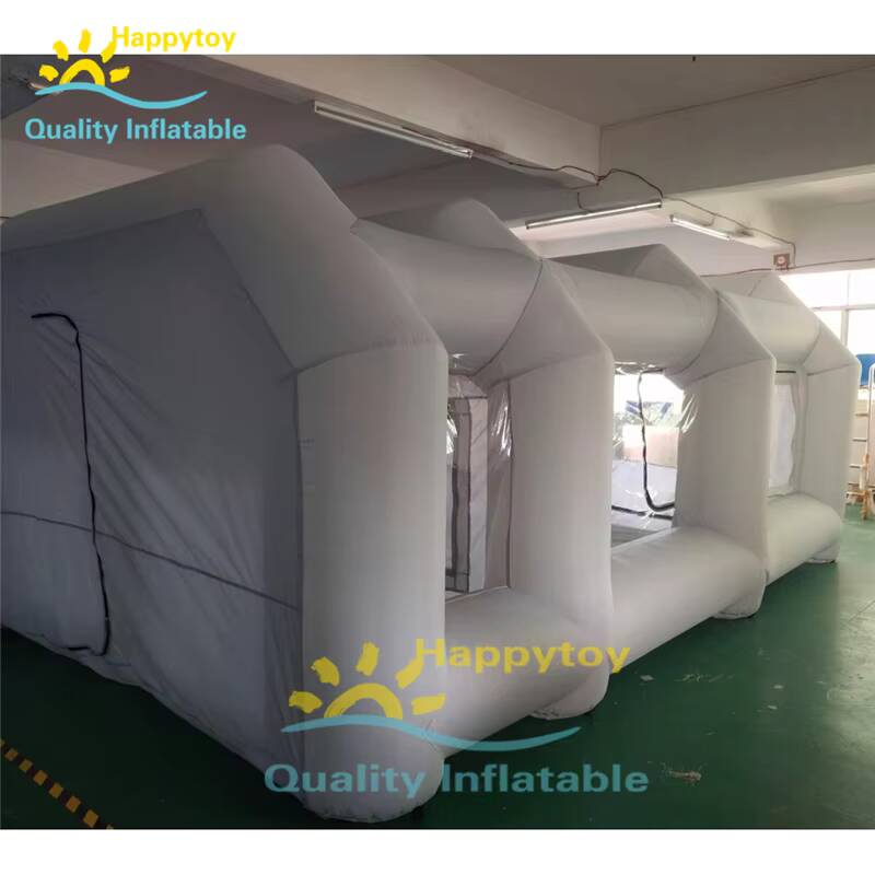 حار بيع المحمول نفخ رذاذ كشك ا - مراجعة Inflatable Paint Booth وسعره