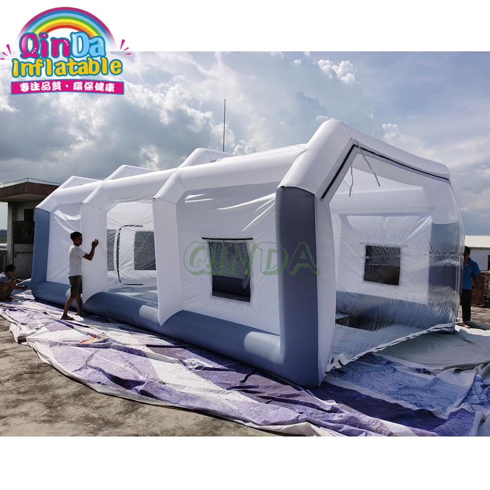 خيمة رش طلاء السيارات القابلة  - مراجعة Inflatable Paint Booth وسعره