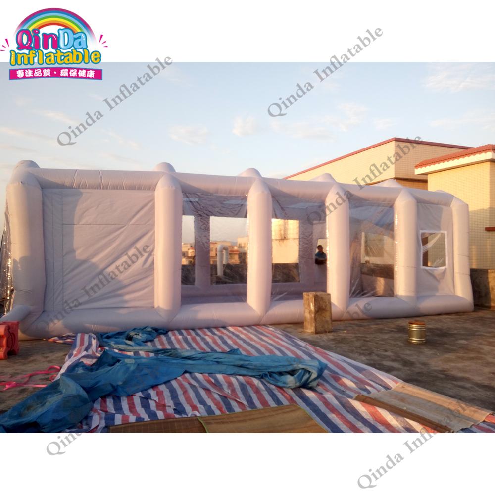 خيمة رش الطلاء المتنقلة الرخيص - مراجعة Inflatable Paint Booth وسعره